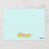 フラフーピンはがき ポストカード (裏面)