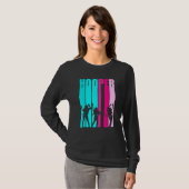 フラフーピングガールズ踊り踊りと重み付きH Tシャツ (正面フル)