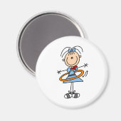 フラフープガールマグネット マグネット (正面/裏面)