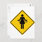 フラフープゾーンハイウェイサイン ポストカード (正面/裏面)