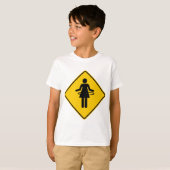 フラフープゾーンハイウェイサイン Tシャツ (正面フル)