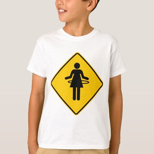 フラフープゾーンハイウェイサイン Tシャツ (正面)