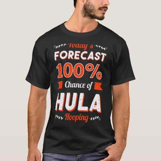 フラフープダンサー体操トレーナー今日の Tシャツ (正面)