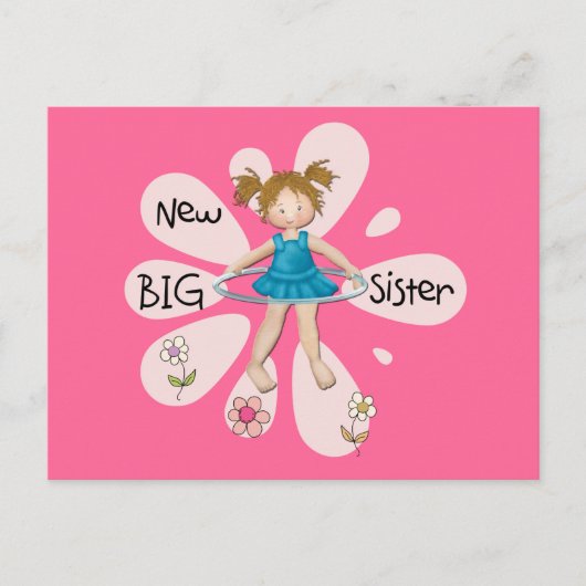 フラフープニュービッグシスター ポストカード (正面)