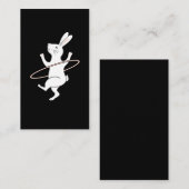 フラフープバニーフーピングガールズフープダンス 名刺 (正面/裏面)