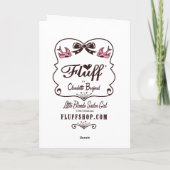 フラフ·リトル·ブロンド·セーラーガール·カード カード (裏面)