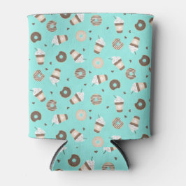 フラプチーノコーヒー散布ドナツパターン 缶クーラー