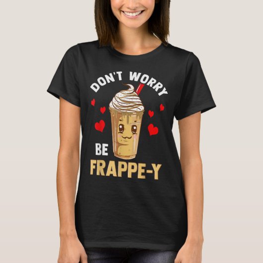 フラプチーノラバーカフェイン Tシャツ (正面)