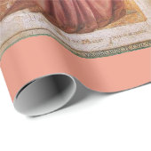 フラベートアンジェリコクリスマスピンクによる受胎告知 ラッピングペーパー (ロールコーナー)