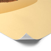 フラペンギンオンバケーションマンガイラストレーション ポスター (角)