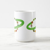 フラボノ食べノイドの健康信じ食べ物のI引用文 コーヒーマグカップ (中央)