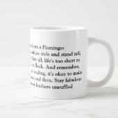 フラミおもしろいンゴのアドバイス ジャンボコーヒーマグカップ (右)