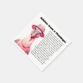 フラミおもしろいンゴのアドバイス スタンダードカクテルナプキン (角)