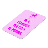 フラミおもしろいンゴアドバイスはハトの群れの一つである マグネット (左側)