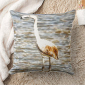 フラミかわいらしンゴの羽の生えた水色 クッション (ブランケット)