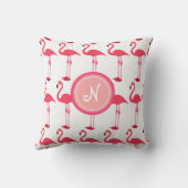 フラミかわいらしンパーソナライズされたゴ可逆 クッション (裏面)