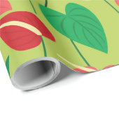 フラミカラフルンゴ花柄の包装紙 ラッピングペーパー (ロールコーナー)