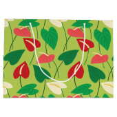 フラミカラフルンゴ花柄中抱き枕 ラージペーパーバッグ (裏面)