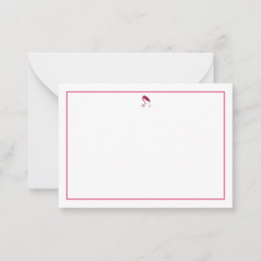 フラミクラシックンゴ ノートカード (正面)