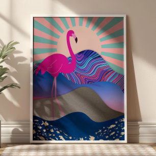 フラミファンキーサイケデリックンゴのポスター ポスター