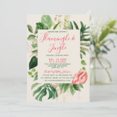 フラミングエレガント&ジンルトロピカルホリデー 招待状 (スタンド正面)