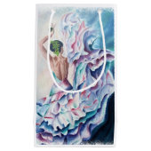 フラミンコダンサー スモールペーパーバッグ (正面)