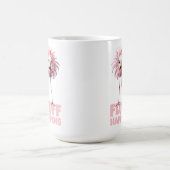 フラミンゴおもしろいフラフが発生 コーヒーマグカップ (中央)