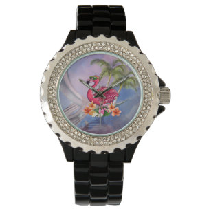 フラミンゴおもしろい 腕時計