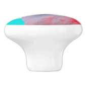 フラミンゴおよびビーチ セラミックノブ (側面)