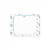 フラミンゴおよびヤシの木の原子スタイルのモノグラム