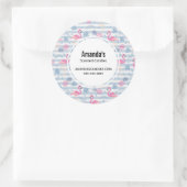 フラミンゴお洒落・パイナップルパターン事業 ラウンドシール (バッグ)