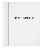 フラミンゴかわいらしグリーティングカード (内側 (右))