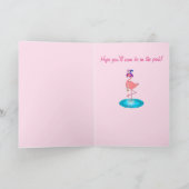 フラミンゴとの関係が早くなる カード (内部)