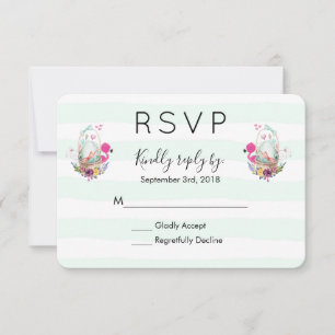 フラミンゴとウサギのベビーシャワー 卵の巣づくり RSVP