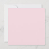 フラミンゴとカクテル カード (裏面)