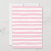 フラミンゴとハイビスカスバースデーパーティー 招待状 (裏面)