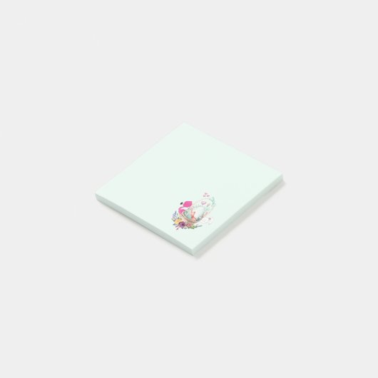 フラミンゴとバニーがいるのかわいい卵|過去記事 ポストイット (アングル)