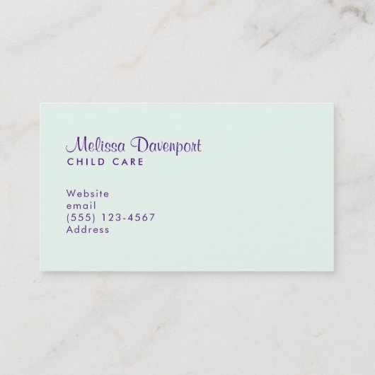 フラミンゴとバニーがいるのかわいい卵|過去記事 名刺 (裏面)