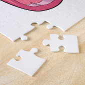 フラミンゴとプール ジグソーパズル (側面)