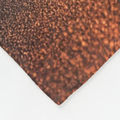 フラミンゴとペンギンの夕日の出会い フリースブランケット (角)