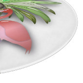 フラミンゴとヤシの木 カッティングボード (角)