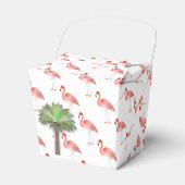 フラミンゴとヤシ フェイバーボックス (正面サイド)