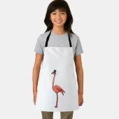 フラミンゴと帽子 エプロン (インサイチュ)