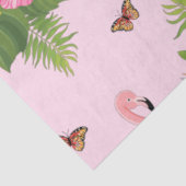 フラミンゴと蝶1 薄葉紙 (詳細)