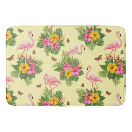 フラミンゴと蝶2 バスマット