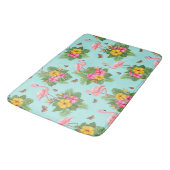 フラミンゴと蝶3 バスマット (アングル)