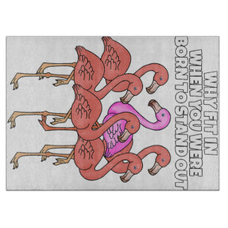 フラミンゴなぜ目立つ生まれ時に カッティングボード