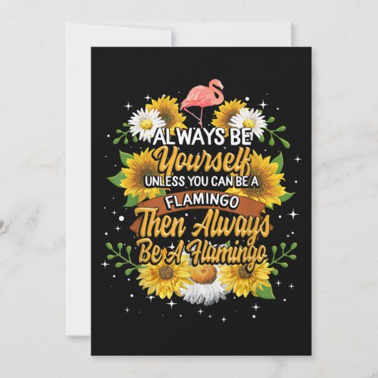 フラミンゴになれないなら自分でいてくれ セーブザデート (正面)