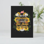 フラミンゴになれない限り、いつも自分でいなさい エンクロージャーカード (スタンド正面)