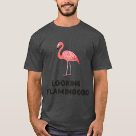 フラミンゴに見える Tシャツ